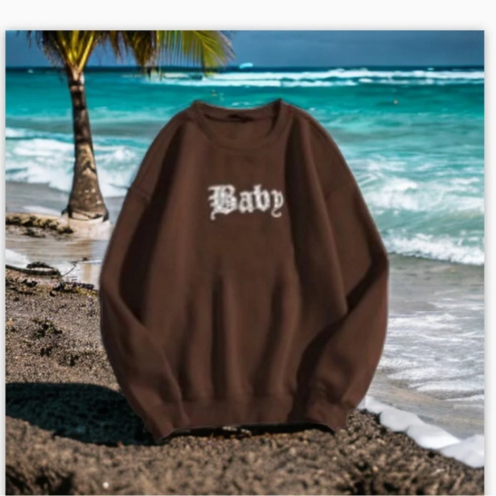 BUNDLE! 2 for 1- Sweatshirts- Dividend-Shein-Graphic -Grey-Brown-EUC-SzM-Cozy!🍂 - Picture 2 of 12